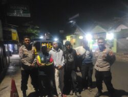 Patroli Malam Wanaraja Hidupkan Siskamling, Warga Diajak Lebih Waspada