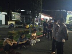 Tim Patroli Polres Garut Amankan Tiga Orang Diduga Mabuk Usai Keributan di Jalan A. Yani Garut