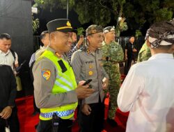 Wujudkan Kegiatan Aman dan Lancar, Kapolres Garut Pimpin Pengamanan dan Pengaturan Lalu Lintas