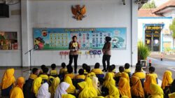 Tanamkan Disiplin dan Anti Bullying Sejak Dini, Satlantas Polres Ciamis Edukasi Puluhan Siswa SD Lewat Program Polsanak