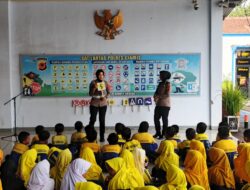 Tanamkan Disiplin dan Anti Bullying Sejak Dini, Satlantas Polres Ciamis Edukasi Puluhan Siswa SD Lewat Program Polsanak