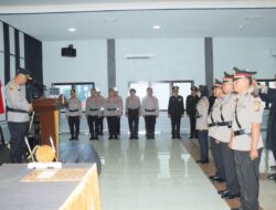 Kapolres Ciamis Pimpin Sertijab dan Purna Bhakti, Tekankan Loyalitas dan Keteladanan Personel Polri