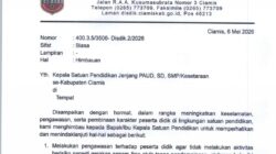 Disdik Ciamis Keluarkan Himbauan Resmi, Sekolah Diminta Perketat Pengawasan Siswa di Era Digital