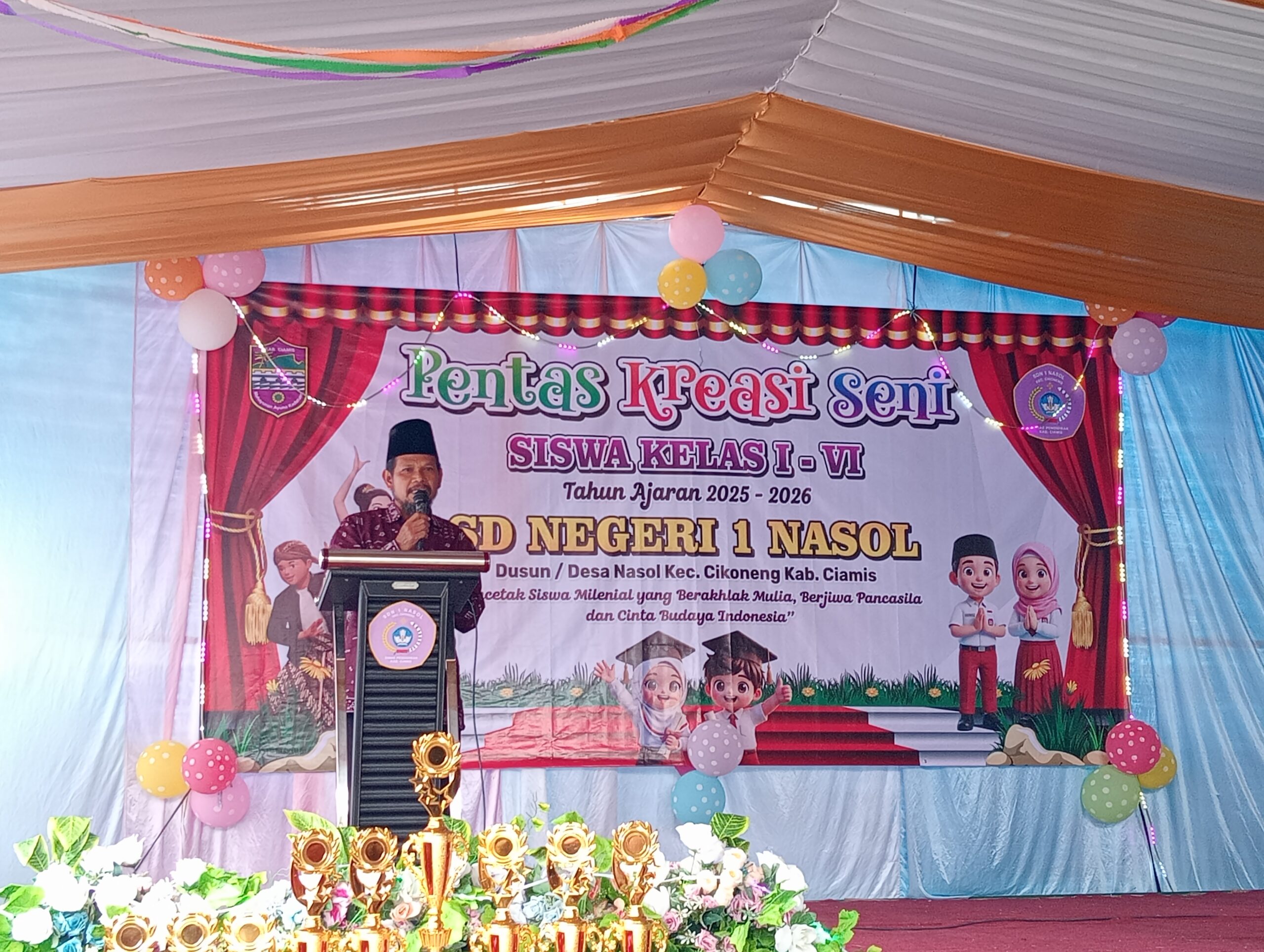 Foto: Ketua Panitia Pelaksana Pentas Seni Ustad Ahmad Toha Foto: Ketua Panitia Pelaksana Pentas Seni Ustad Ahmad Toha