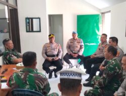 Polsek Cikoneng Perkuat Sinergitas TNI-Polri, Wujudkan Stabilitas Kamtibmas yang Aman dan Kondusif