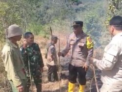 Cegah Karhutla, Polsek Pakenjeng Bersama Forkopimcam Intensifkan Patroli dan Edukasi kepada Petani