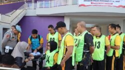 Jaga Kebugaran Personel, Polres Ciamis Gelar Tes Kesamaptaan Jasmani Berkala