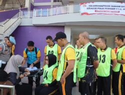 Jaga Kebugaran Personel, Polres Ciamis Gelar Tes Kesamaptaan Jasmani Berkala