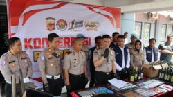 Polres Ciamis Amankan 152 Knalpot Brong dan Ungkap Kasus Narkoba Sepanjang Agustus 2026