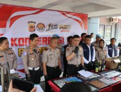 Polres Ciamis Amankan 152 Knalpot Brong dan Ungkap Kasus Narkoba Sepanjang Agustus 2026