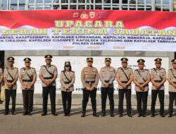 Kapolres Garut Pimpin Sertijab, Tekankan  Profesionalitas