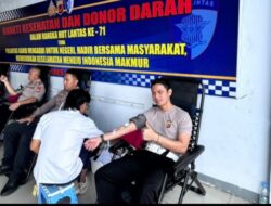 Sat Lantas Polres Ciamis Sumbangkan 36 Labu Darah Peringati Hari Lalu Lintas ke-71