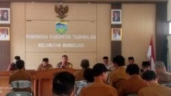 Rakor Kecamatan Manonjaya Bahas Kekeringan, PBB, hingga Pembentukan Forum Anak